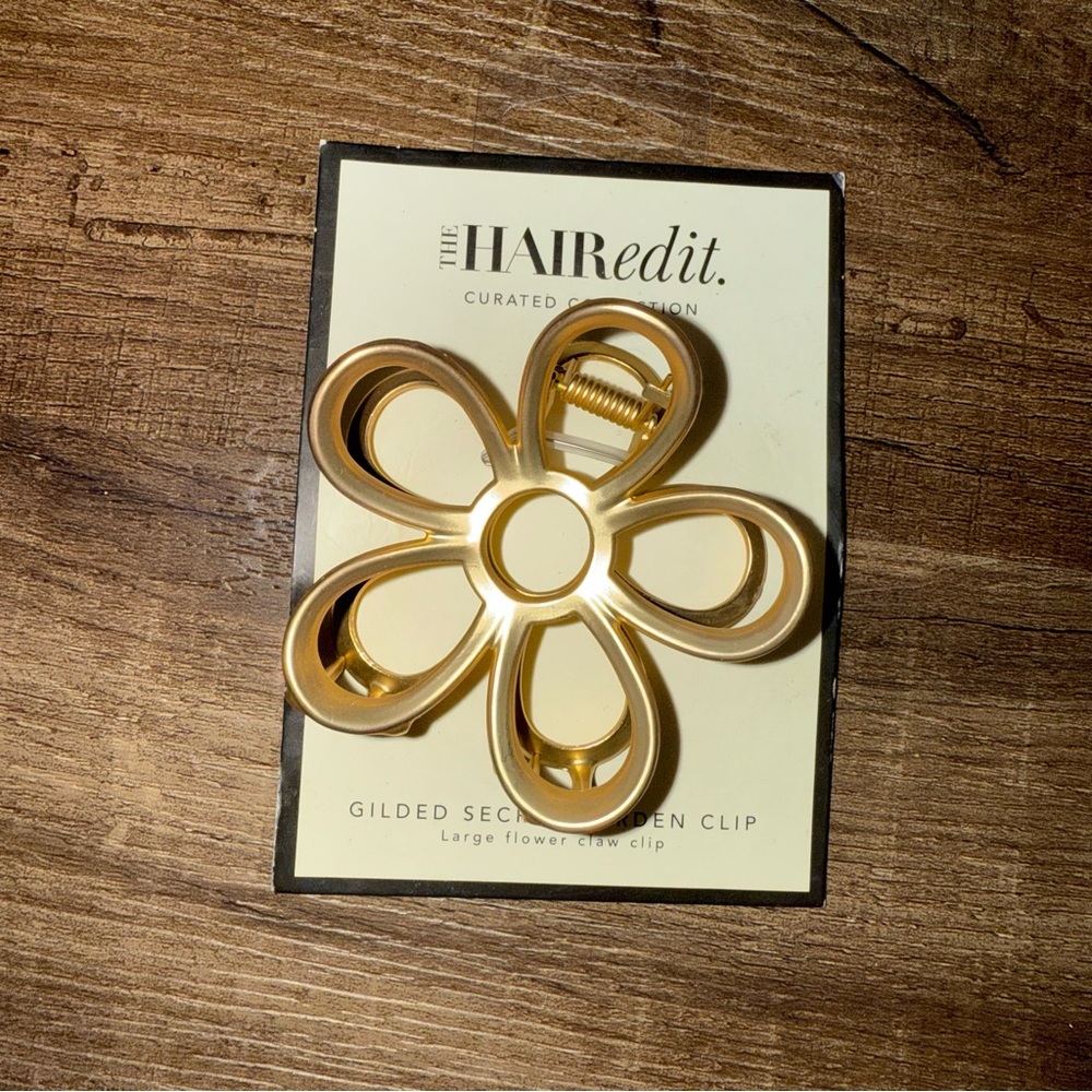 New! The Hair Edit Gilded Secret Garden Clip